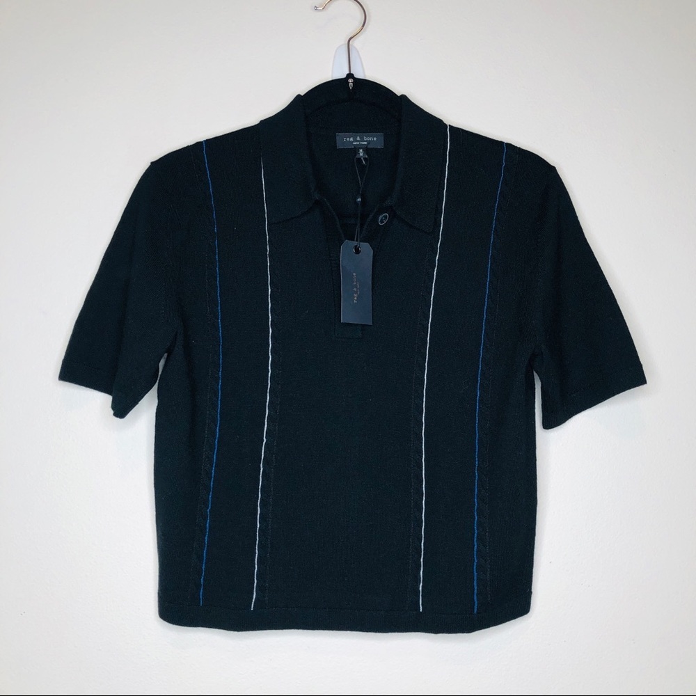 Rag & Bone Jamie Polo Extra Fine Merino Wool - Picture 2 of 4